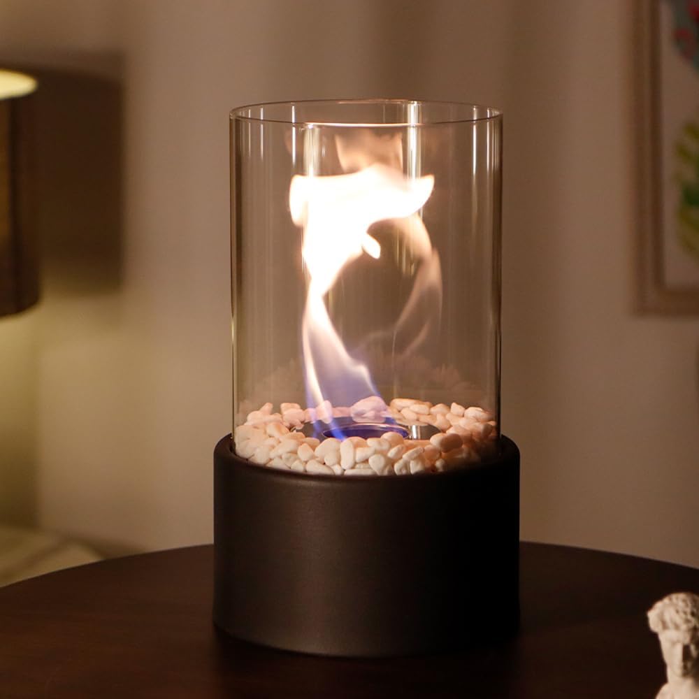FlameAura | Bioethanol Table Fireplace – Smoke-Free Flame & Modern Design