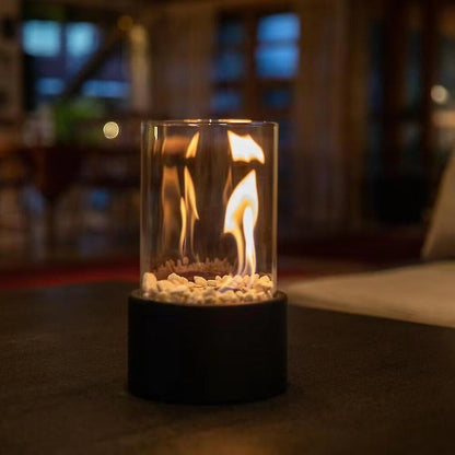 FlameAura | Bioethanol Table Fireplace – Smoke-Free Flame & Modern Design