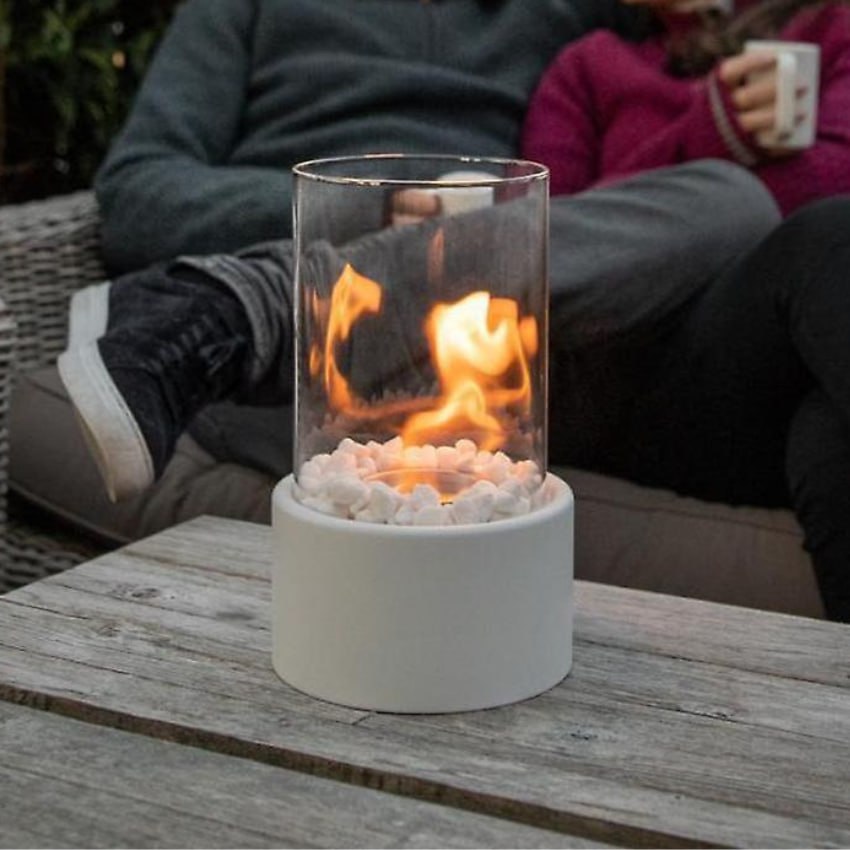 FlameAura | Bioethanol Table Fireplace – Smoke-Free Flame & Modern Design