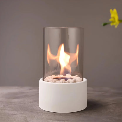 FlameAura | Bioethanol Table Fireplace – Smoke-Free Flame & Modern Design