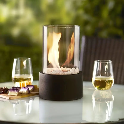 FlameAura | Bioethanol Table Fireplace – Smoke-Free Flame & Modern Design