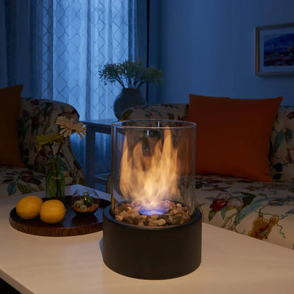 FlameAura | Bioethanol Table Fireplace – Smoke-Free Flame & Modern Design