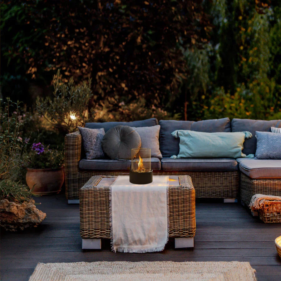 FlameAura | Bioethanol Table Fireplace – Smoke-Free Flame & Modern Design