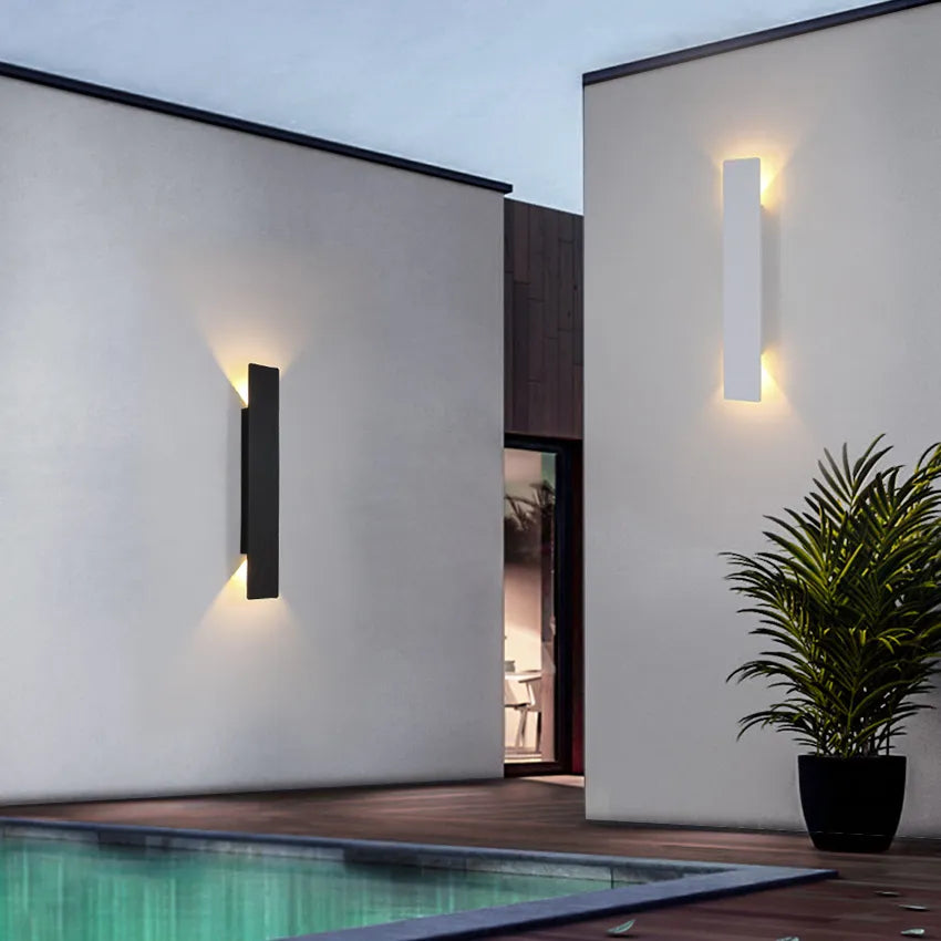 LumiVista | Outdoor Wall Light – Weatherproof Modern LED Elegance