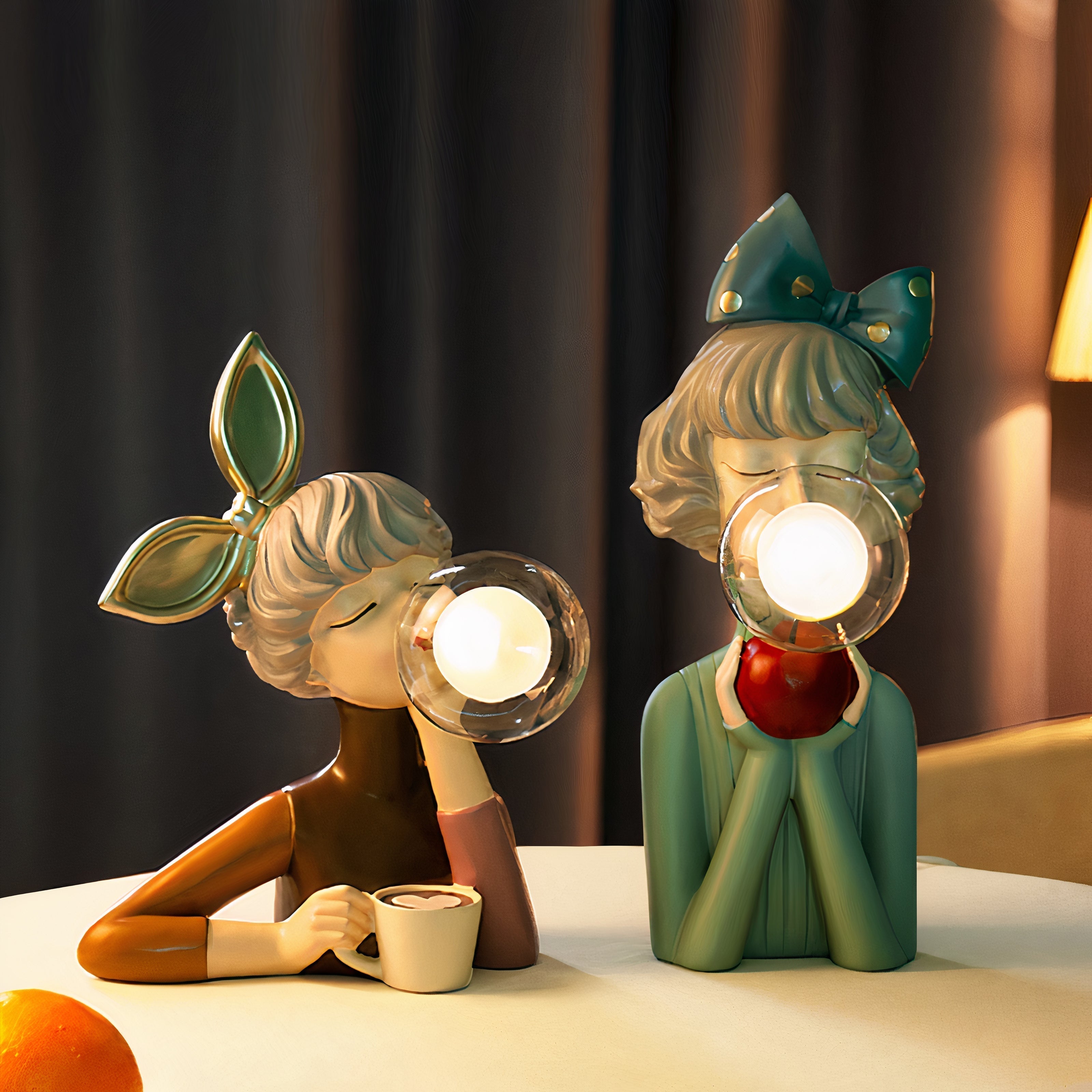 GlowHaven | Table Lamp – Artisanal Design & Warm Ambience