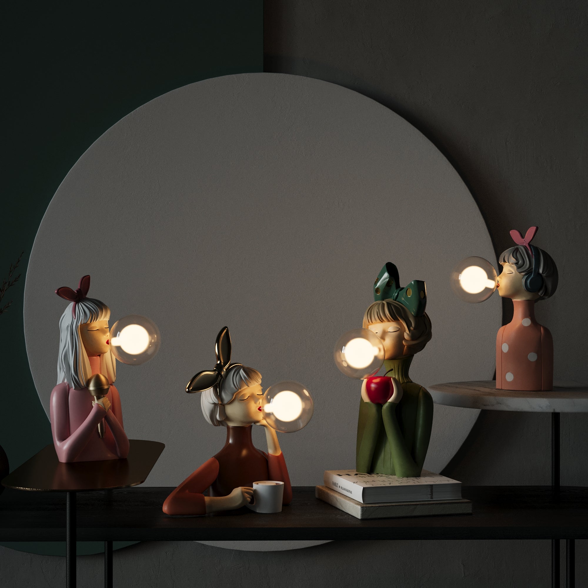 GlowHaven | Table Lamp – Artisanal Design & Warm Ambience
