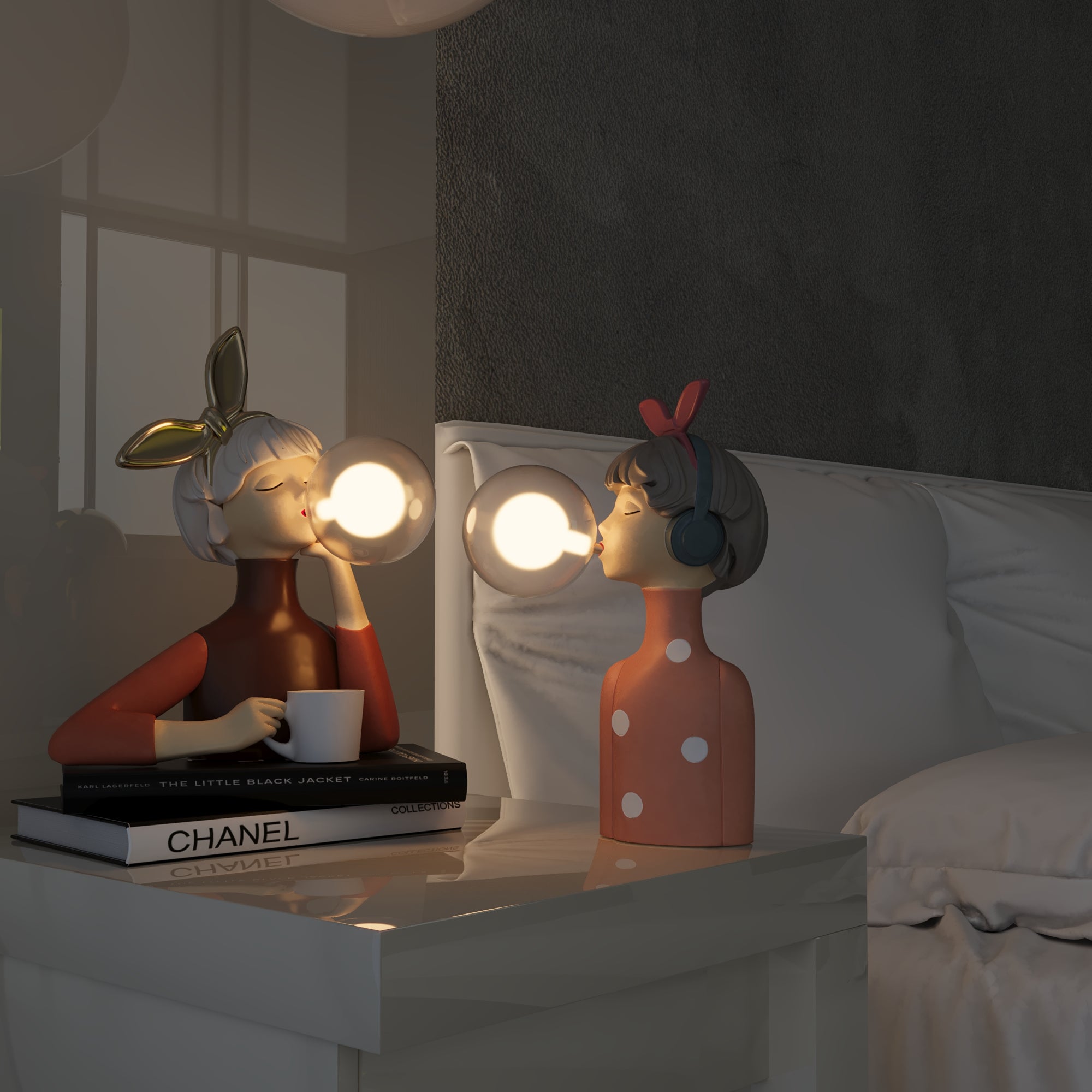 GlowHaven | Table Lamp – Artisanal Design & Warm Ambience