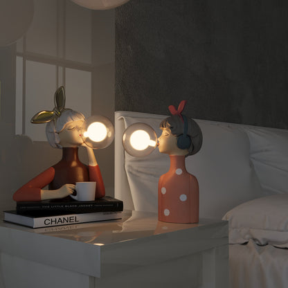 GlowHaven | Table Lamp – Artisanal Design & Warm Ambience