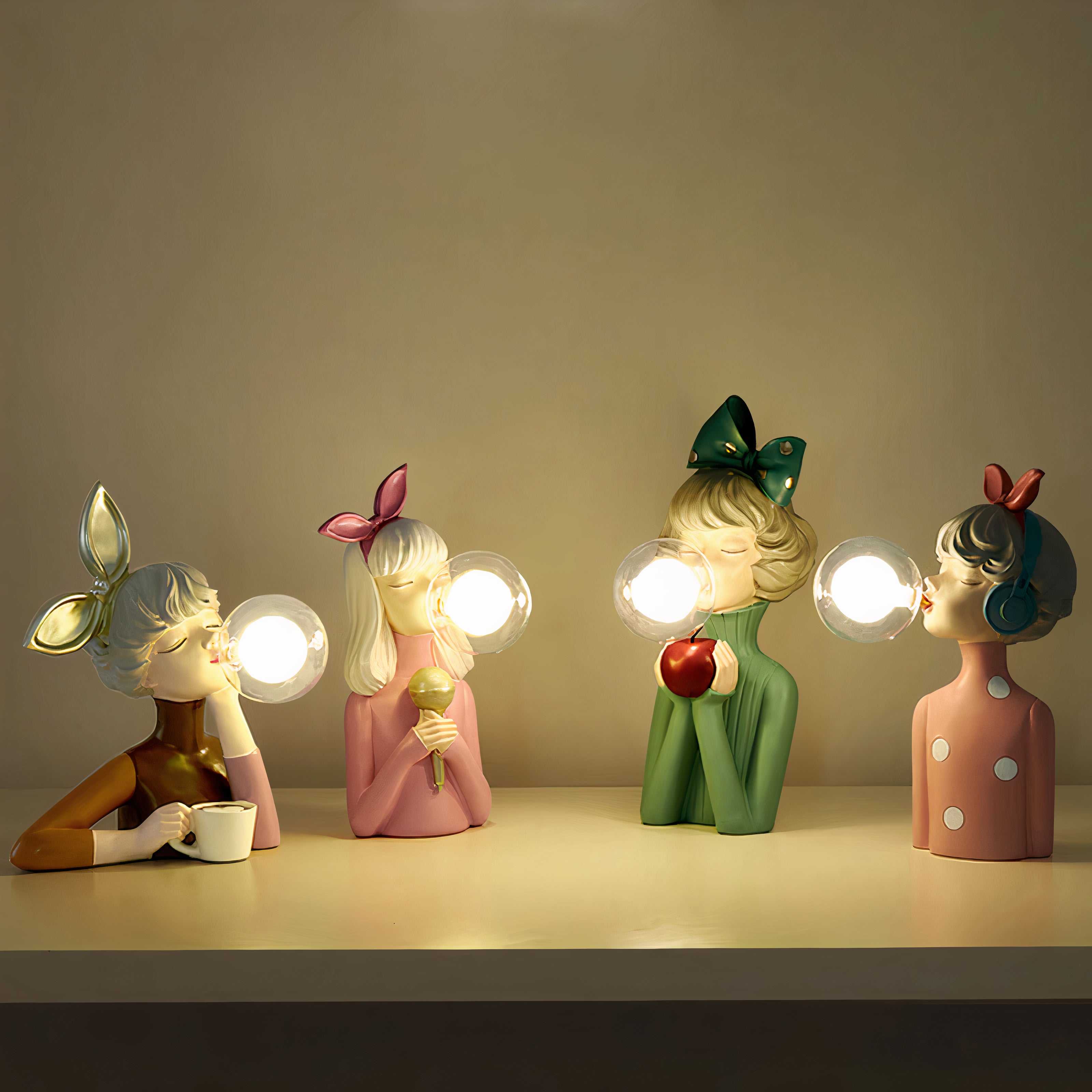 GlowHaven | Table Lamp – Artisanal Design & Warm Ambience
