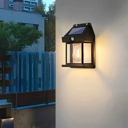 SolarGuard | Outdoor Wall Light – Motion Sensor & All-Night Illumination