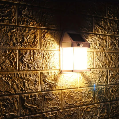 SolarGuard | Outdoor Wall Light – Motion Sensor & All-Night Illumination
