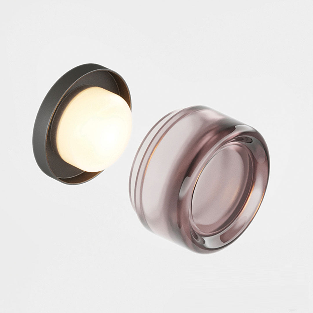 LumeCrest | LED Wall Light – Elegant Glass & Modern Metal Design