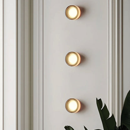 LumeCrest | LED Wall Light – Elegant Glass & Modern Metal Design