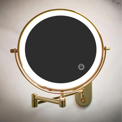 GlowMirror | LED Vanity Mirror – Natural Light & 5X Magnification