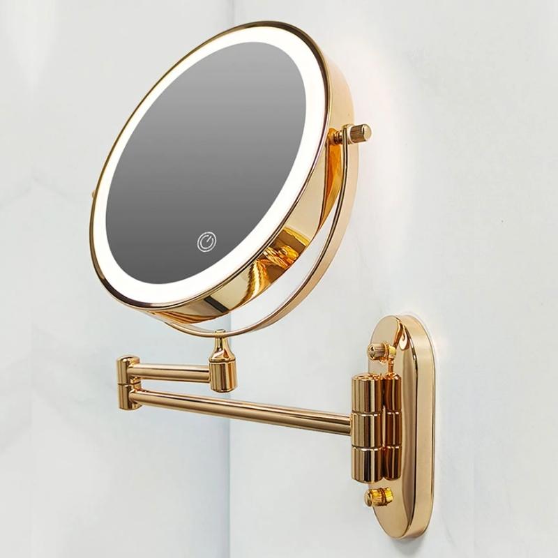 GlowMirror | LED Vanity Mirror – Natural Light & 5X Magnification