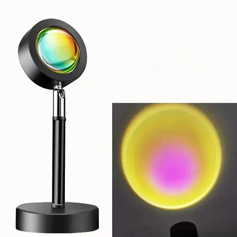 SunAura | Projection Lamp – LED Sunset Effect with Remote Control