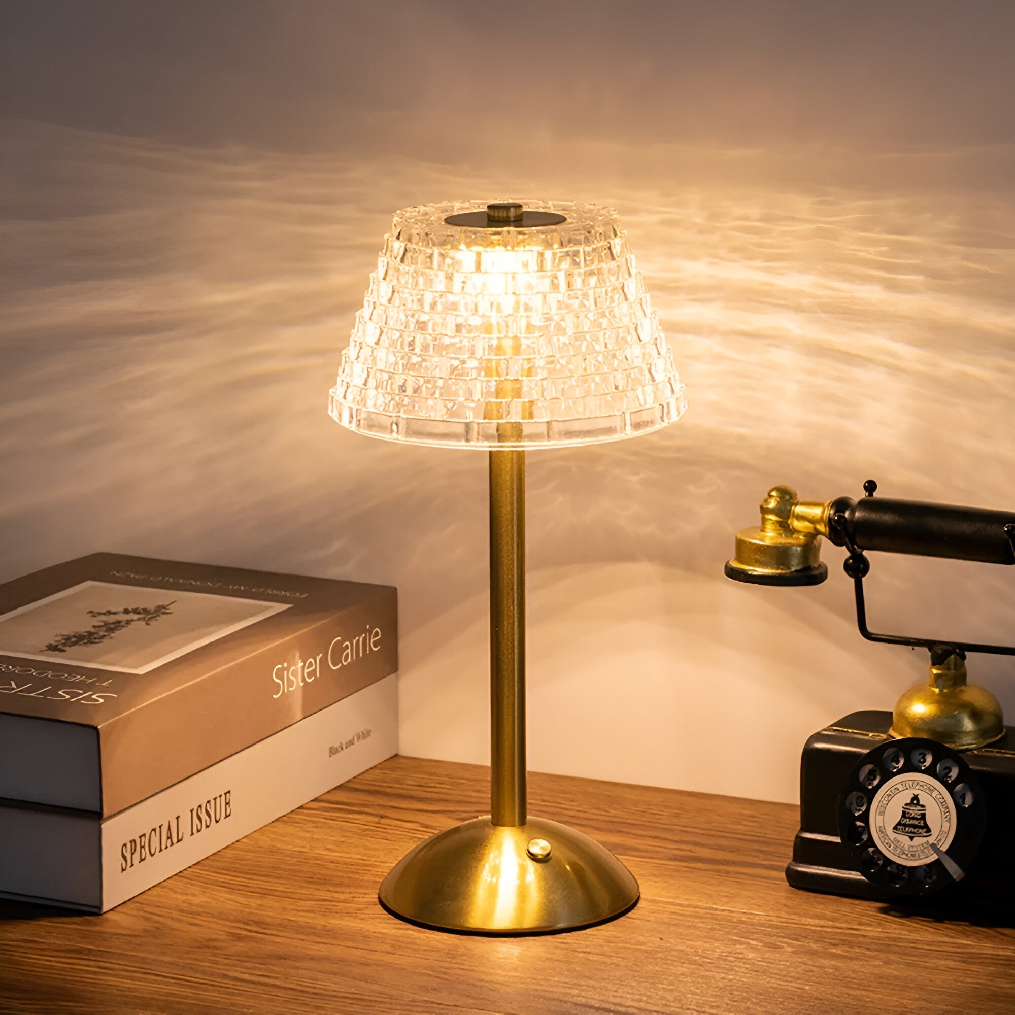 VintageAura | Stolní lampa – Elegantní stmívatelné osvětlení