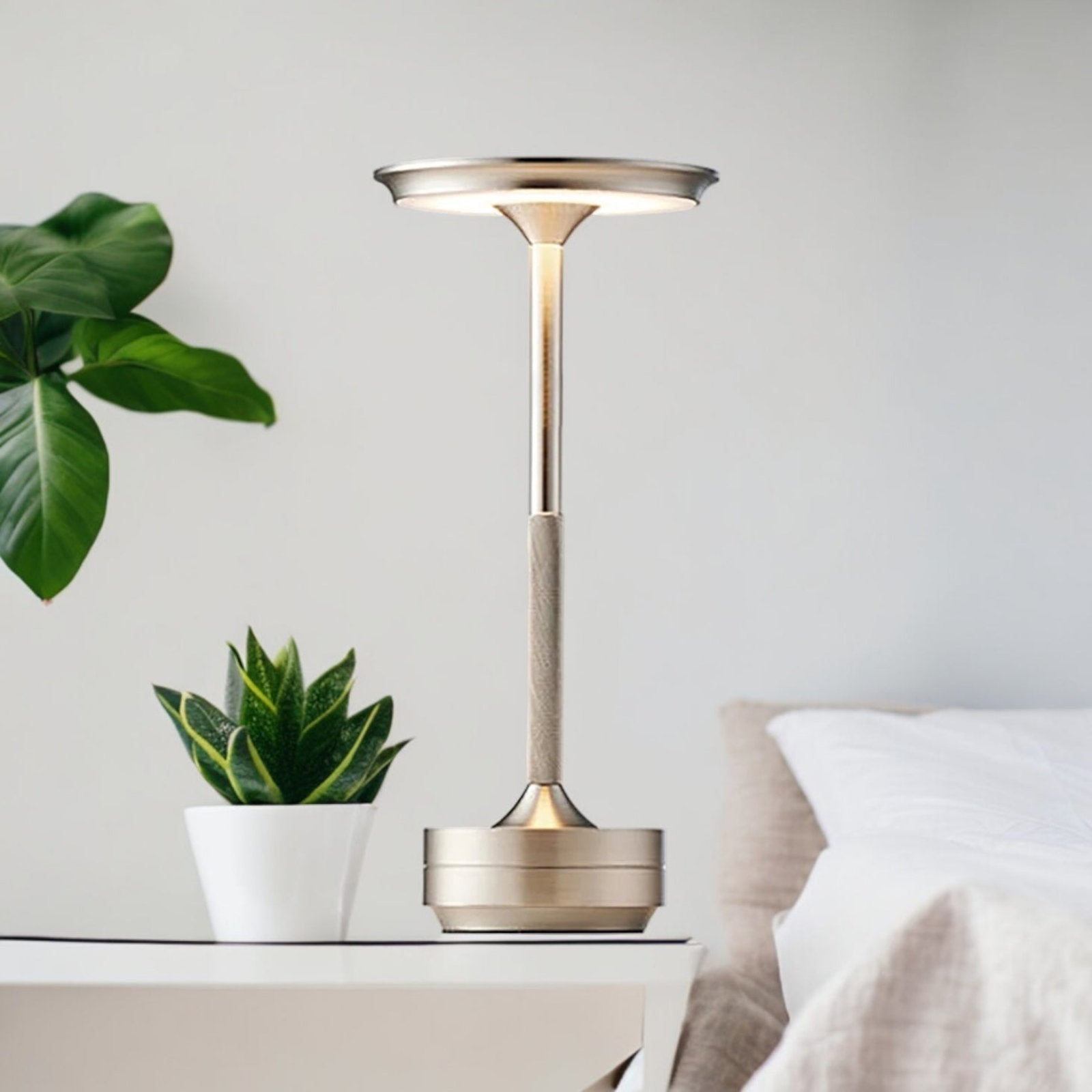 LumiAura | Cordless Table Lamp – Rechargeable Elegance with Dimmable Light