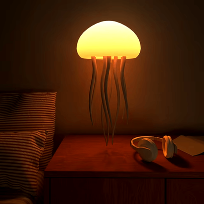 Jellumina - Voice-Activated Colour-Changing Jellyfish Lamp Hanging Decoluxe.co.uk