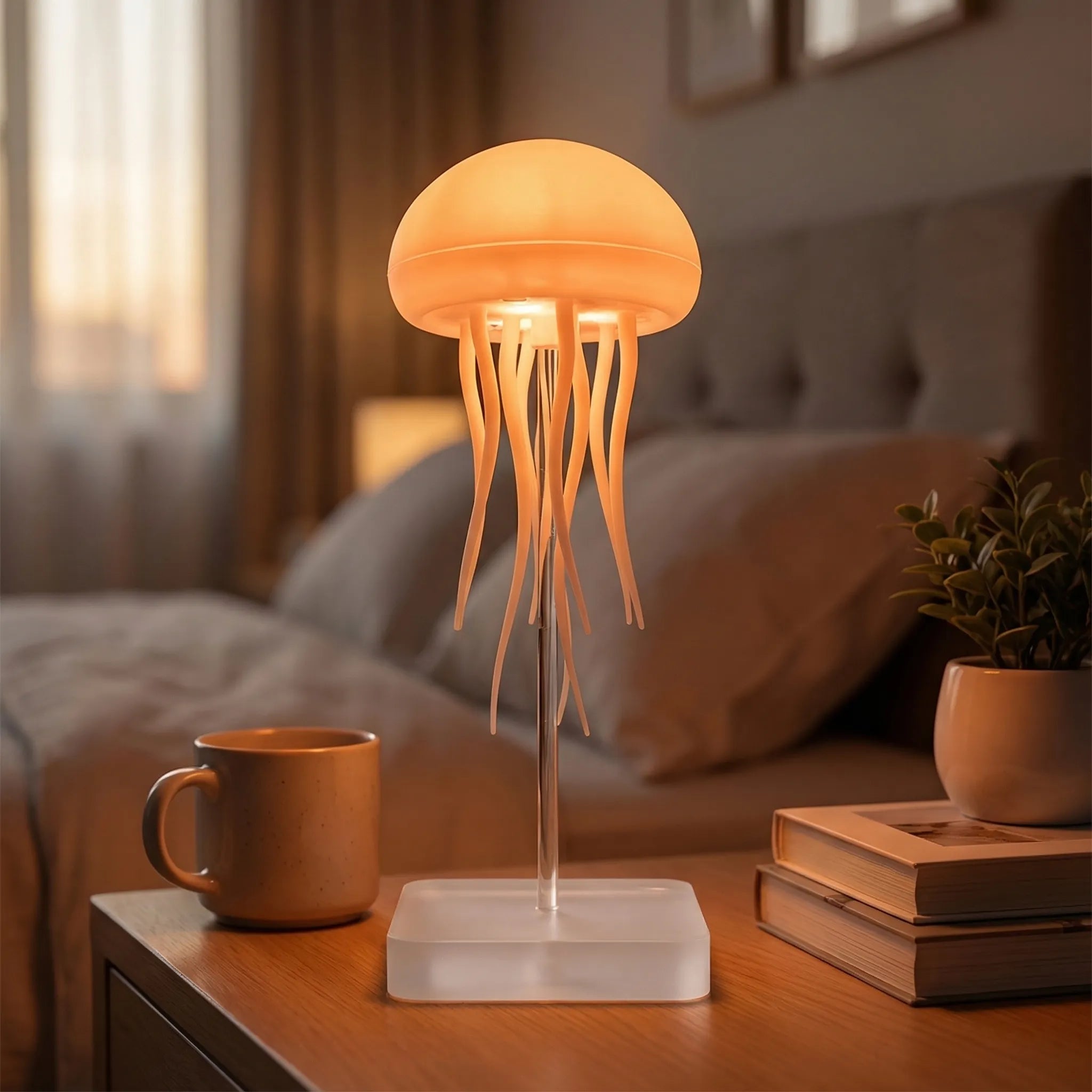 Jellumina - Voice-Activated Colour-Changing Jellyfish Lamp Decoluxe.co.uk