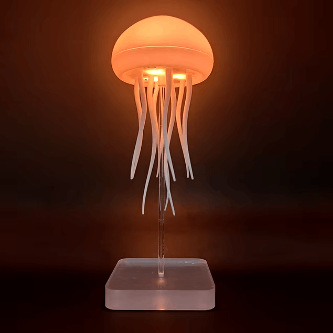 Jellumina - Voice-Activated Colour-Changing Jellyfish Lamp Stand Base Decoluxe.co.uk