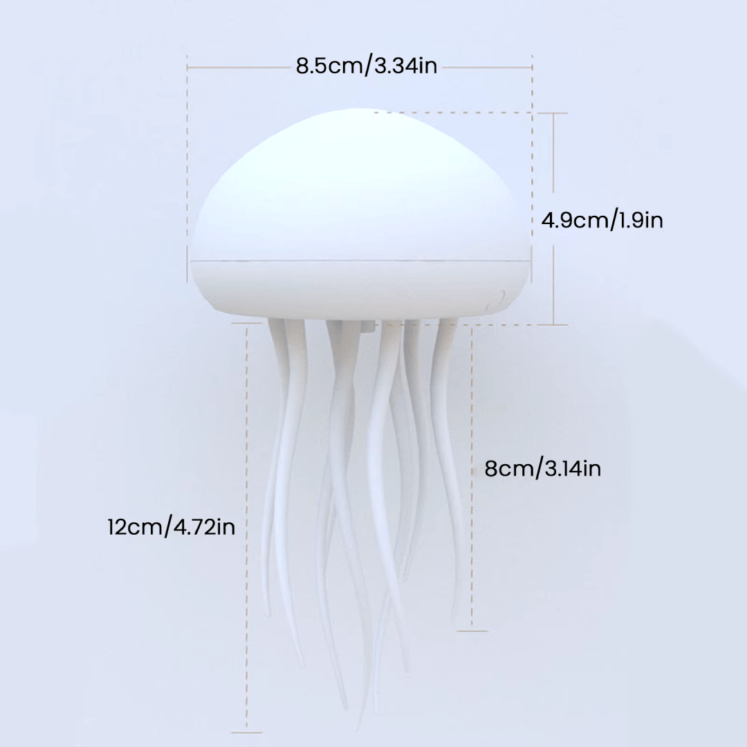 Jellumina - Voice-Activated Colour-Changing Jellyfish Lamp Decoluxe.co.uk