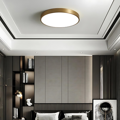 Elegant Decorative Metal and Glass Lamp – Black and Gold Living Room Light Fixture with Soft LED Lighting 5