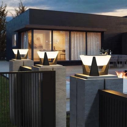 Modern Stainless Steel Solar Garden Lamp IP65 with Adjustable LED for Solar Outdoor Lighting 6