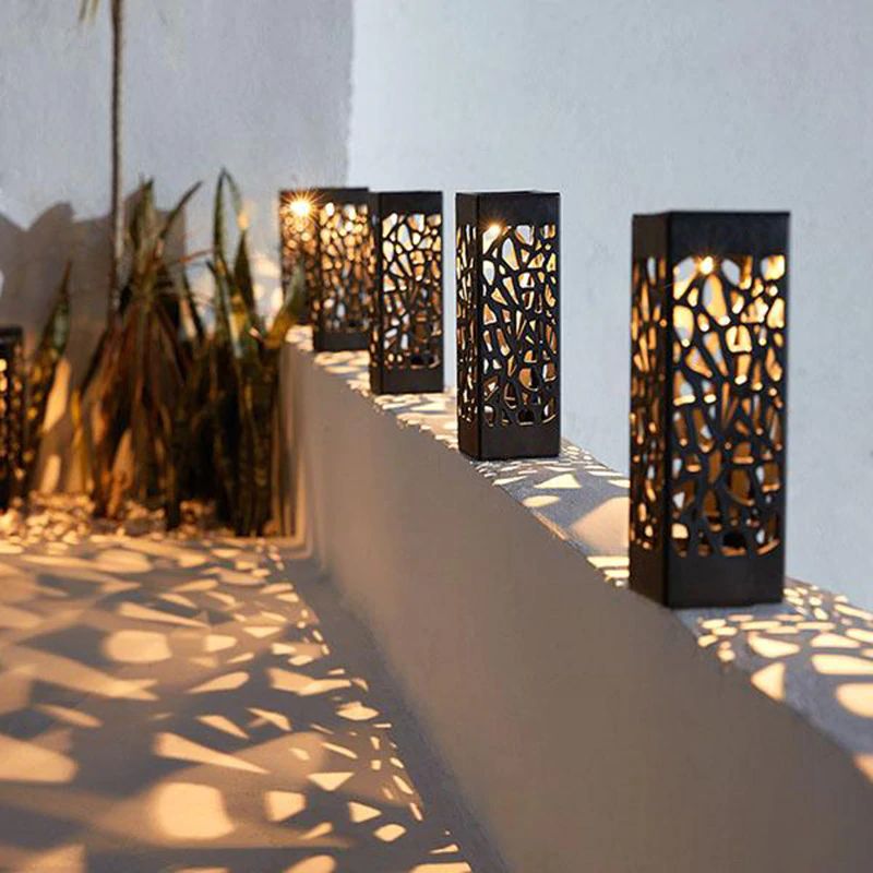Waterproof Solar Garden Lamp with Automatic Sensor – Eco-Friendly Solar Outdoor Lighting and Warm Ambiance 0