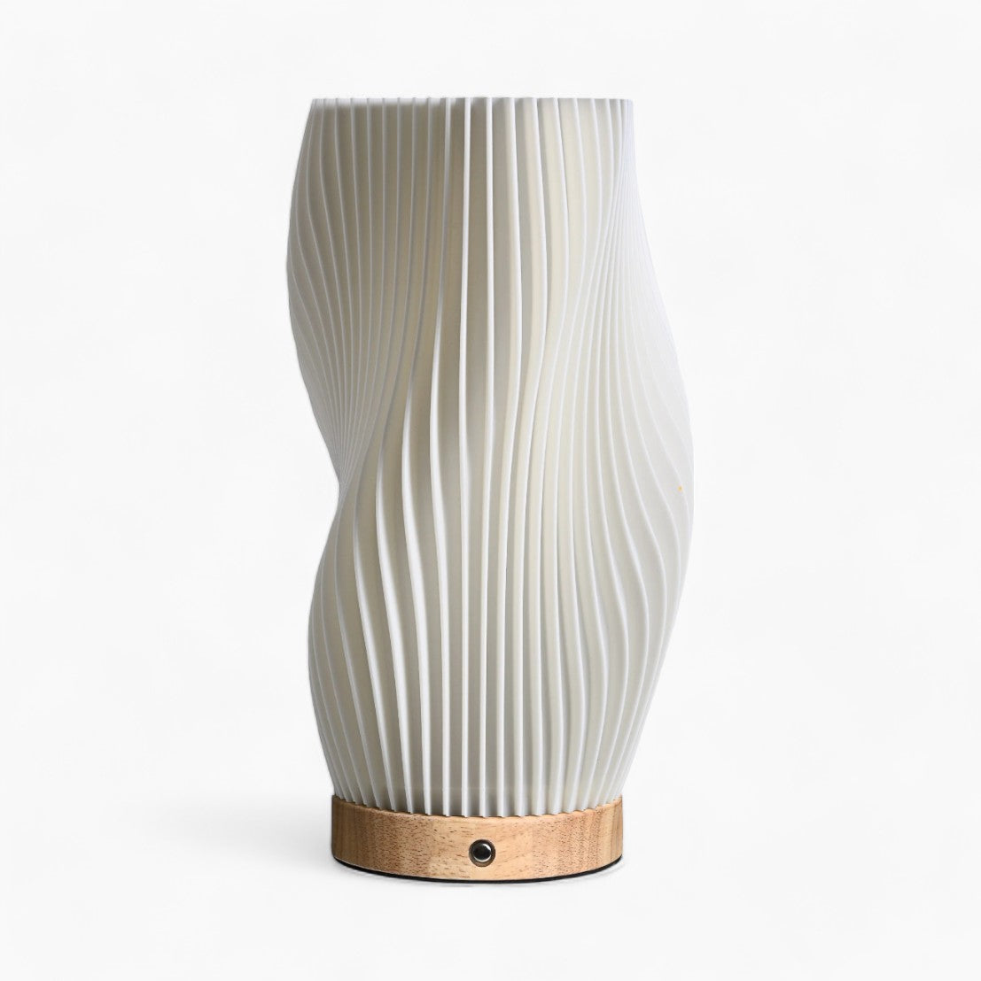 Wavecrest Dimmable Bedside Lamp with Metal Shade and USB – Contemporary Design and Adjustable Lighting 0