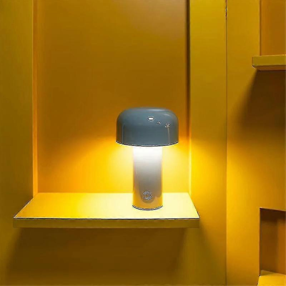 Rechargeable Wireless Mushroom Table Lamp – Fun and Practical Design for Desks and Bedside Tables 2