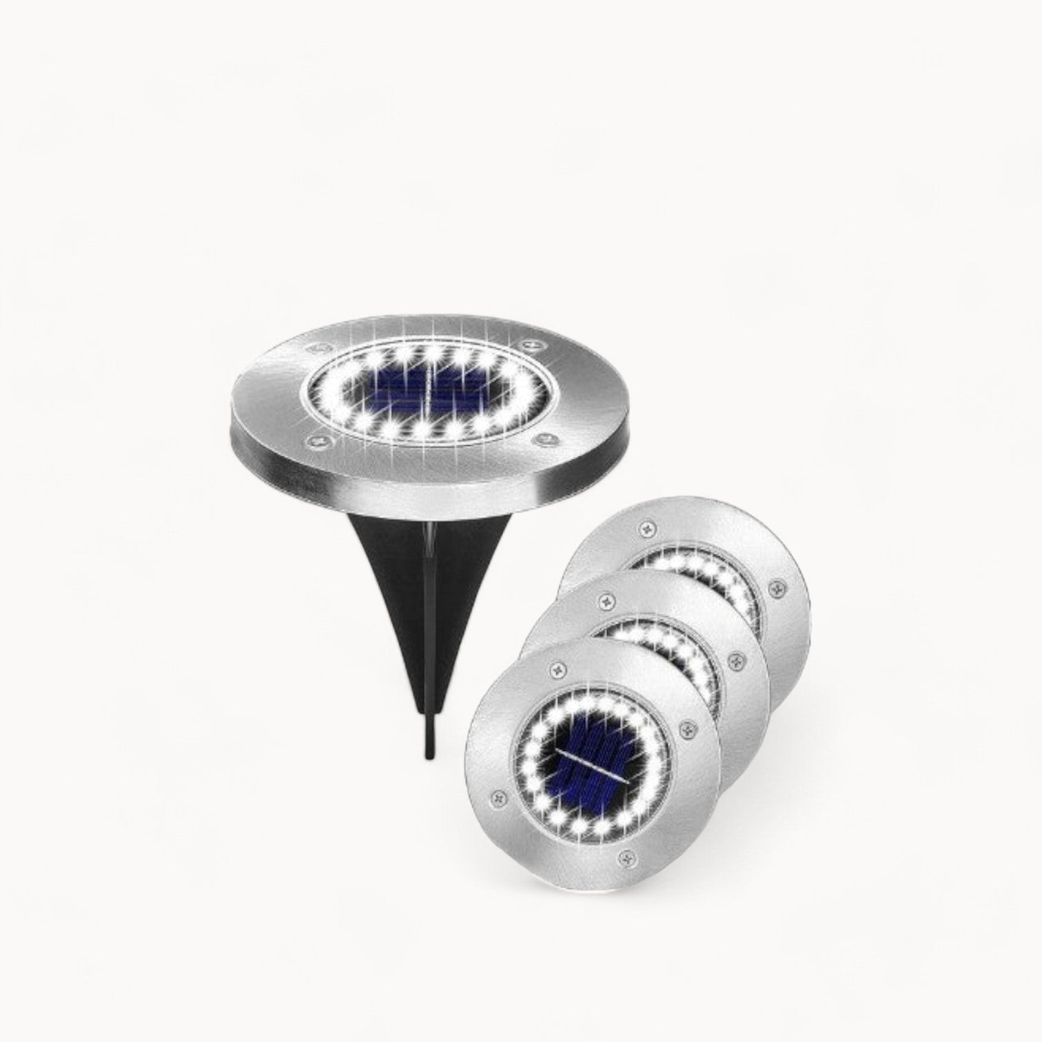 IP65 Waterproof LED Solar Garden Lights with Automatic Function and 600mAh Li-Ion Battery 1