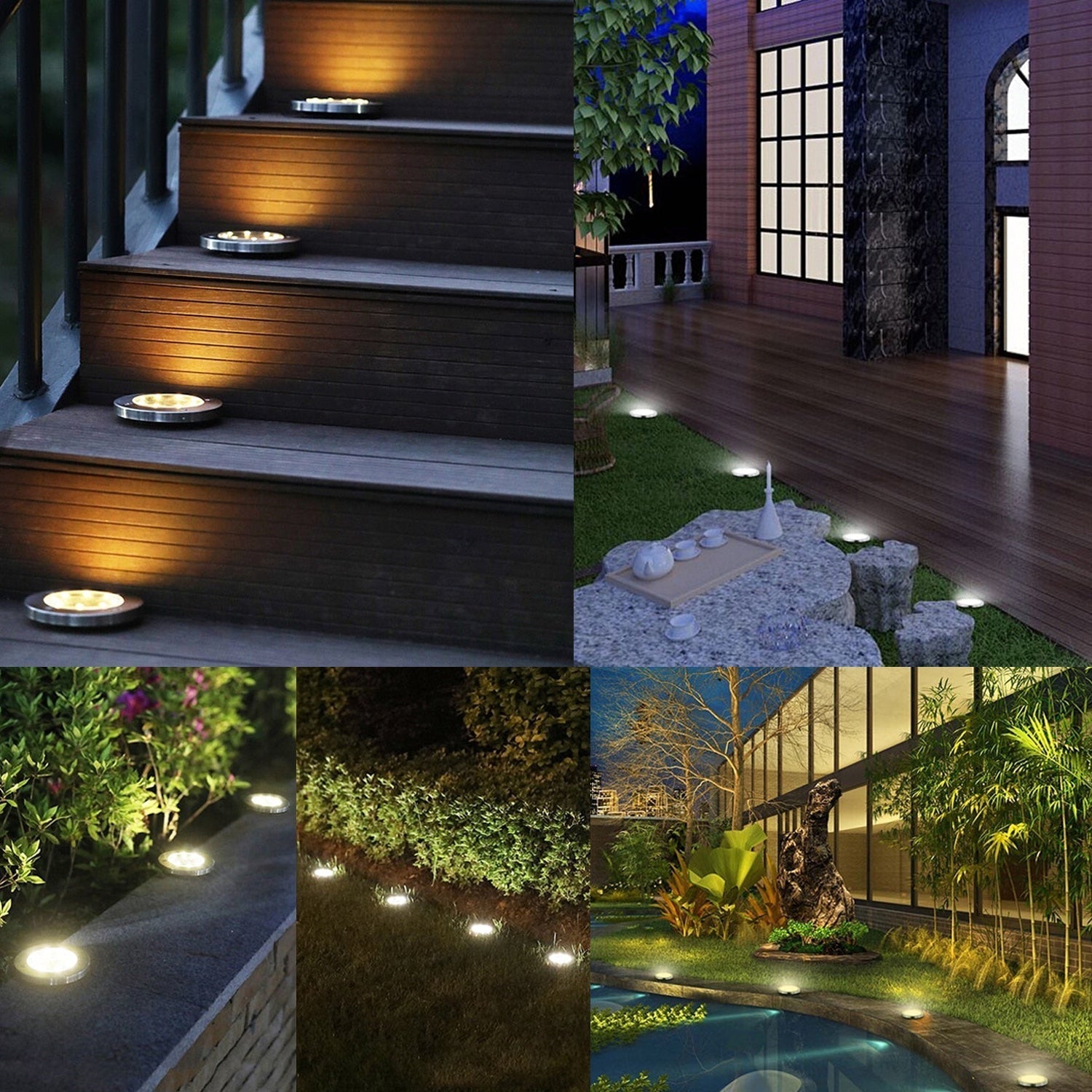 IP65 Waterproof LED Solar Garden Lights with Automatic Function and 600mAh Li-Ion Battery 3
