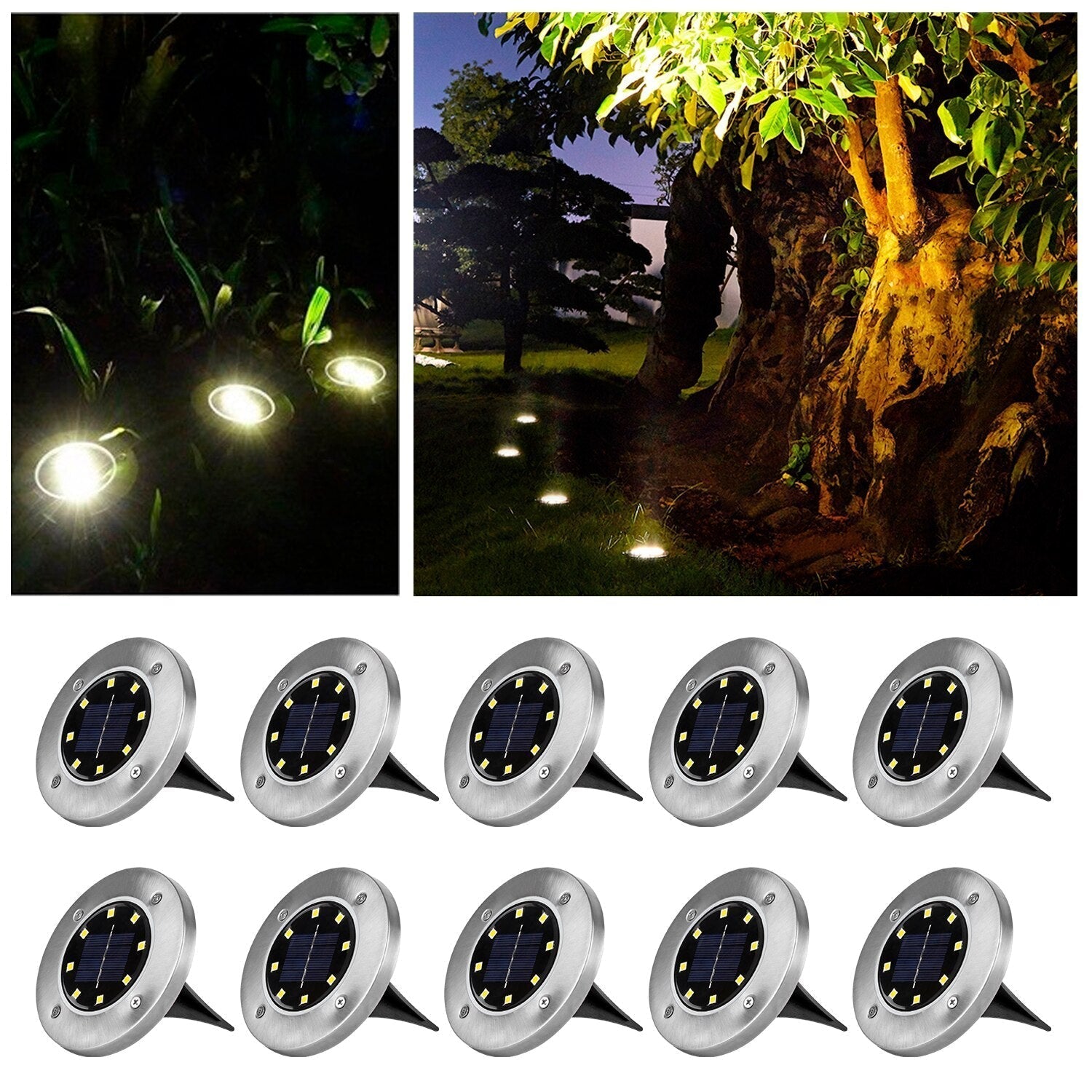 IP65 Waterproof LED Solar Garden Lights with Automatic Function and 600mAh Li-Ion Battery 6