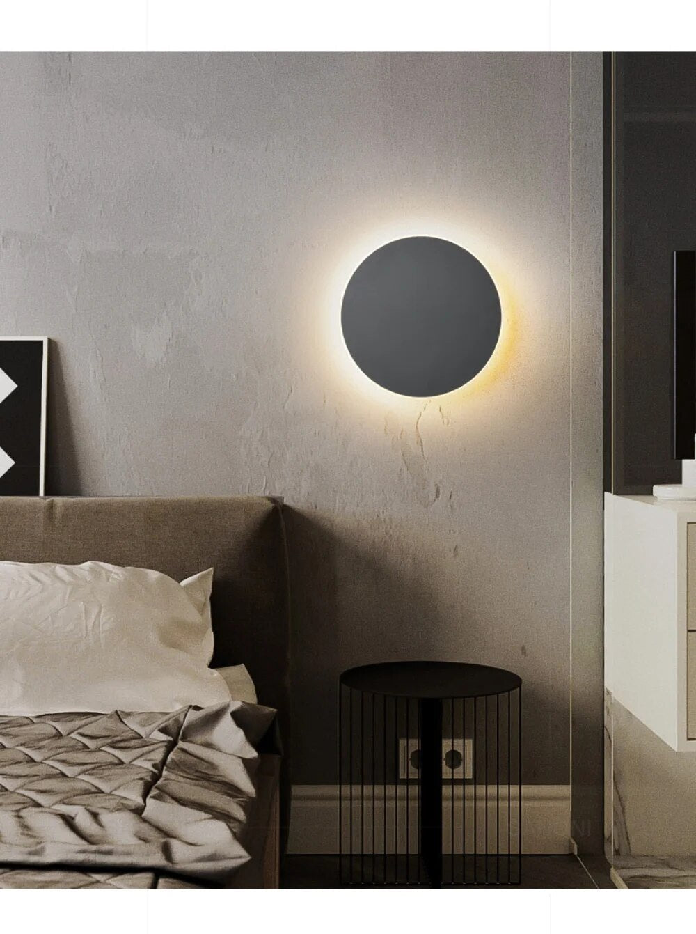 GlowSphere | LED Wall Light – Round Design & Modern Illumination