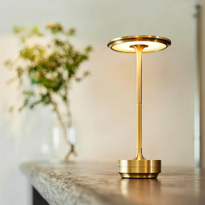 LumiAura | Cordless Table Lamp – Rechargeable Elegance with Dimmable Light