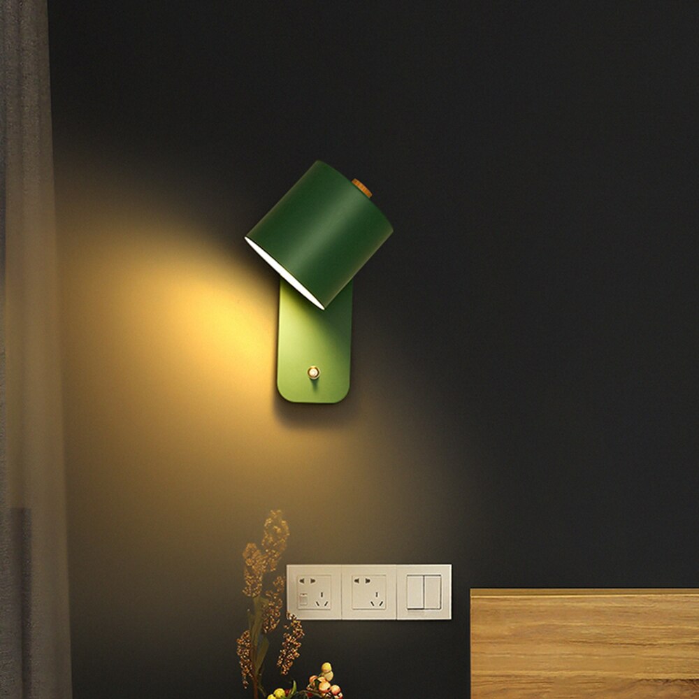 Lumivex - Cylindrical LED Indoor Wall Light With Switch Decoluxe.co.uk