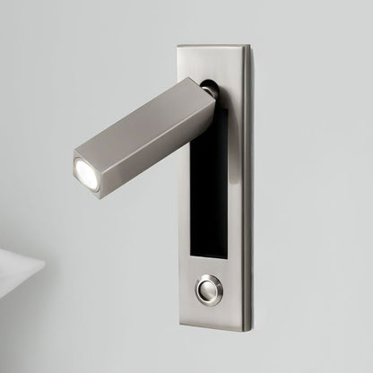 Modern LED Bedside Wall Lamps - Adjustable Sconce with Hidden Switch, Dimmable 12