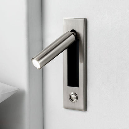 Modern LED Bedside Wall Lamps - Adjustable Sconce with Hidden Switch, Dimmable 24