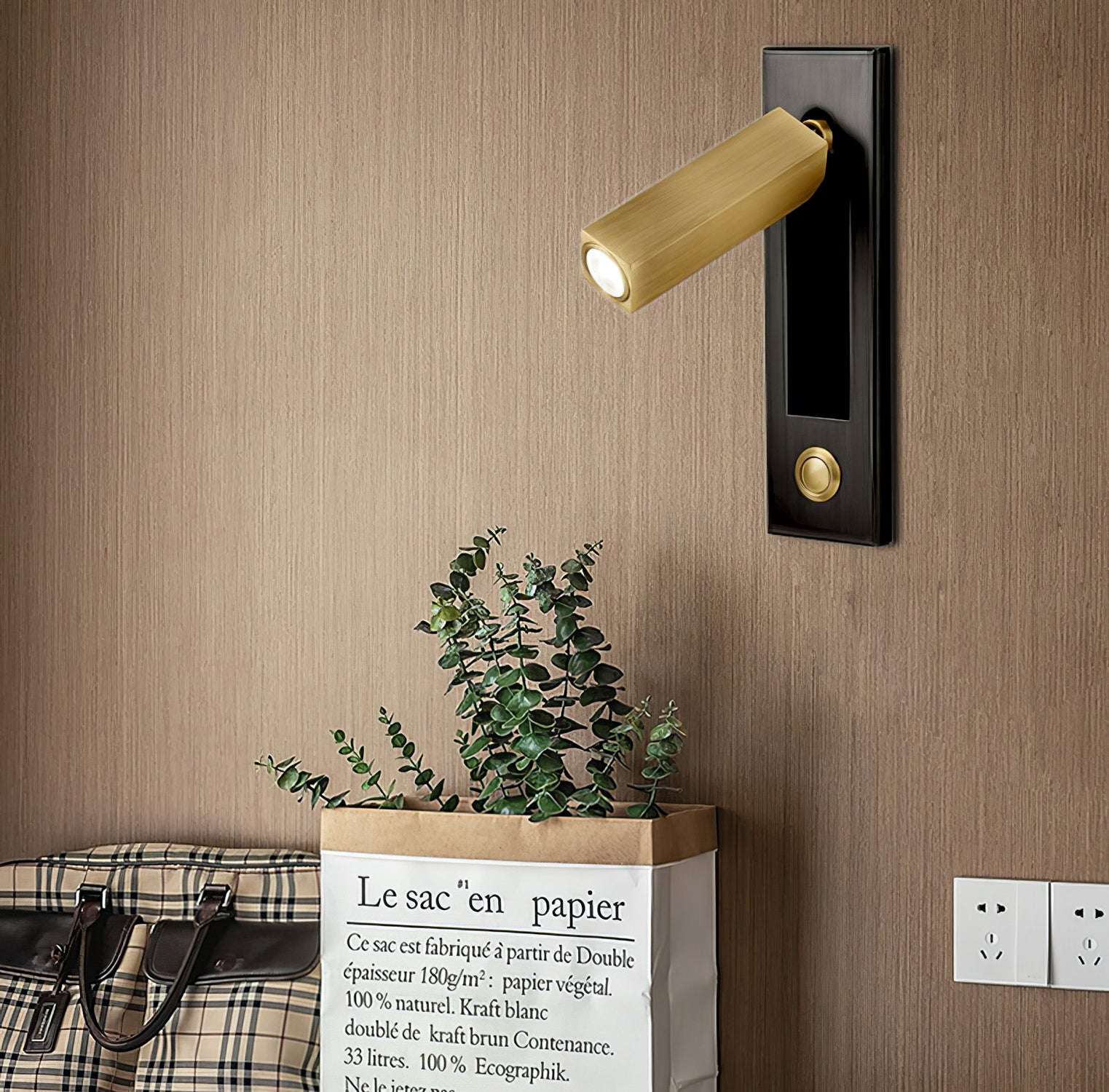 Modern LED Bedside Wall Lamps - Adjustable Sconce with Hidden Switch, Dimmable 3