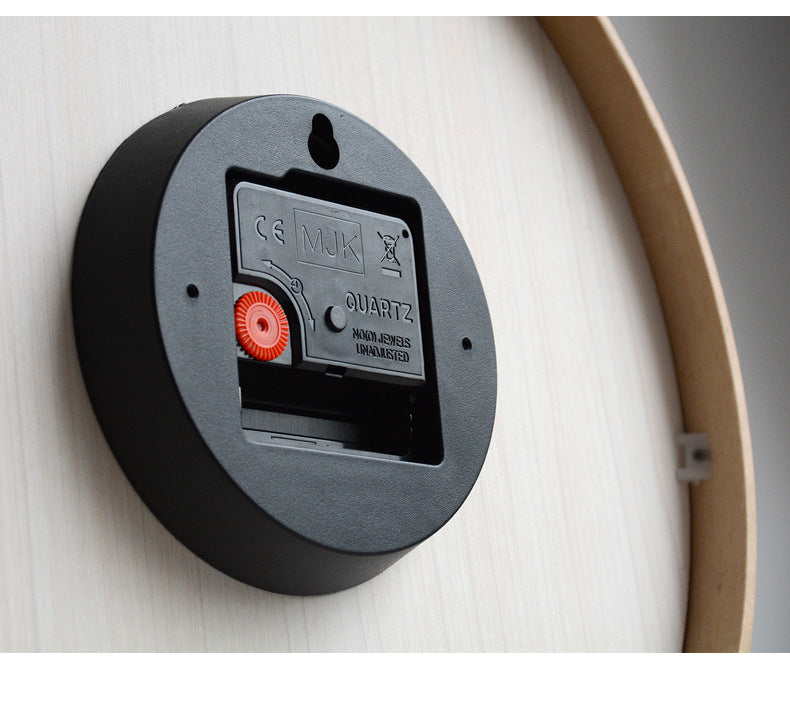 TimelessGlow | Wall Clock – Silent Quartz & Minimalist Design