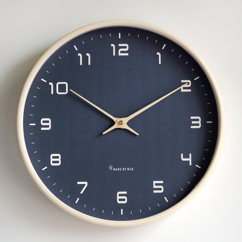 TimelessGlow | Wall Clock – Silent Quartz & Minimalist Design
