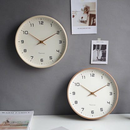 TimelessGlow | Wall Clock – Silent Quartz & Minimalist Design