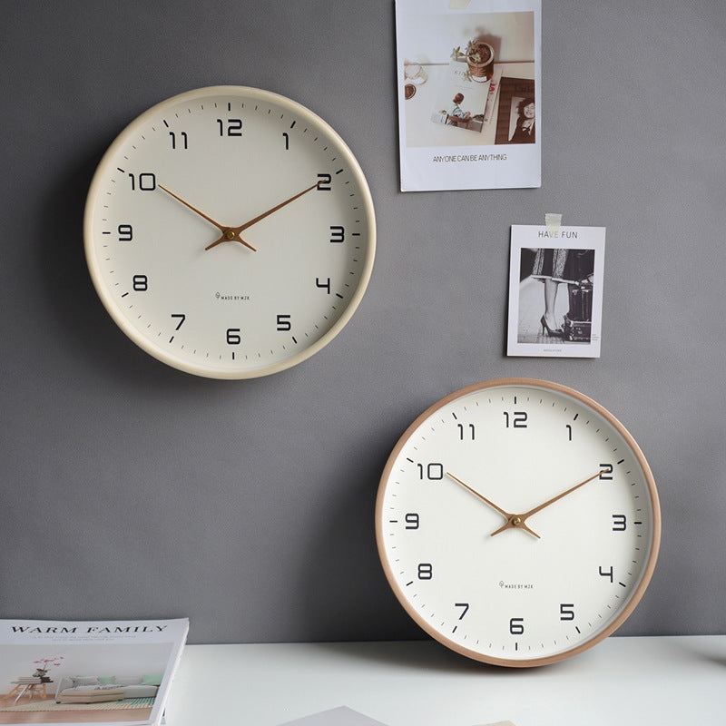 TimelessGlow | Wall Clock – Silent Quartz & Minimalist Design
