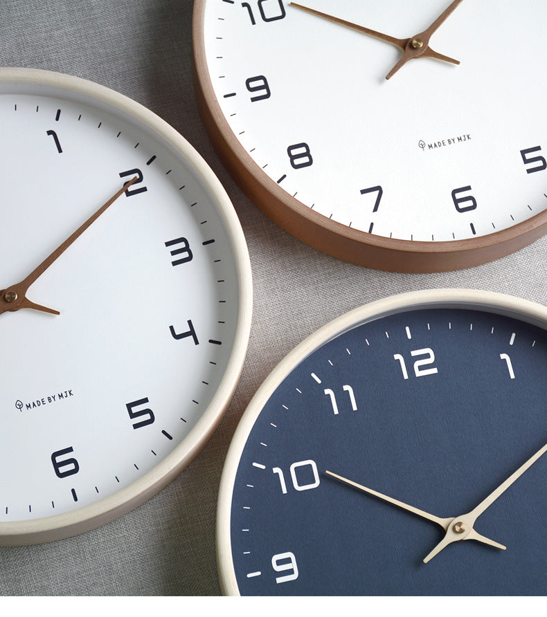 TimelessGlow | Wall Clock – Silent Quartz & Minimalist Design
