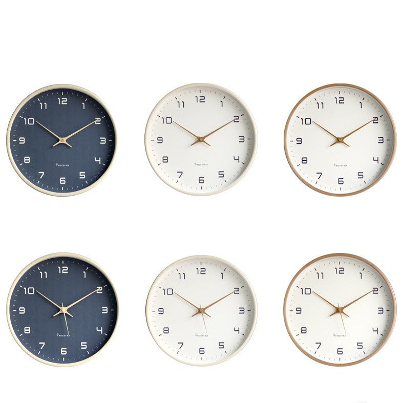 TimelessGlow | Wall Clock – Silent Quartz & Minimalist Design