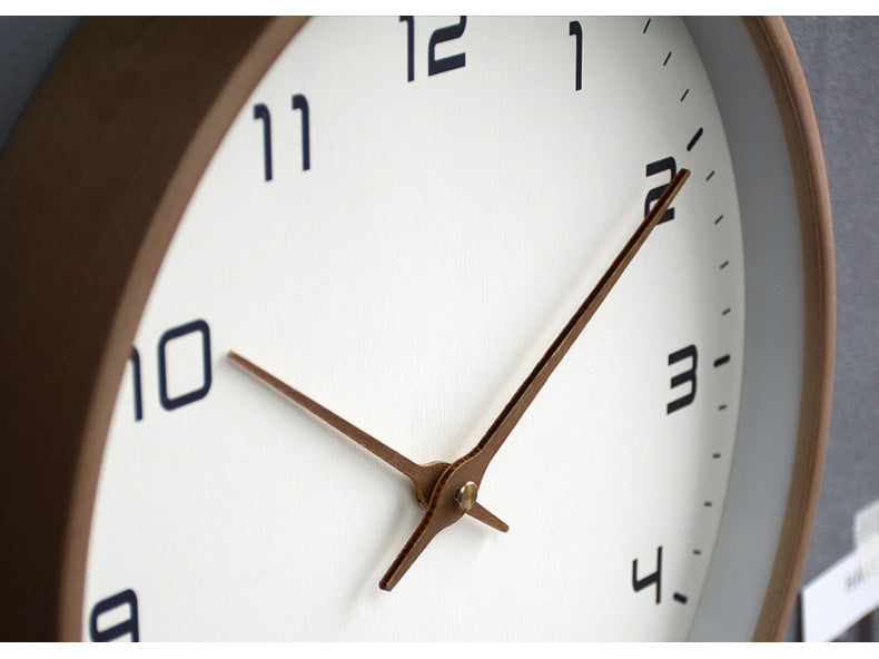 TimelessGlow | Wall Clock – Silent Quartz & Minimalist Design