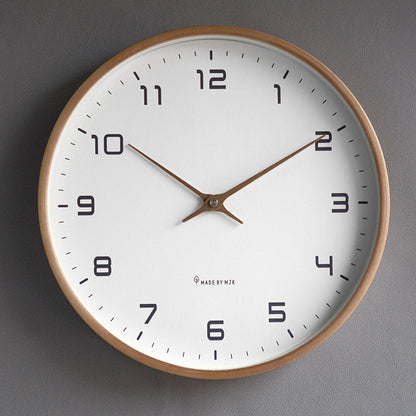 TimelessGlow | Wall Clock – Silent Quartz & Minimalist Design