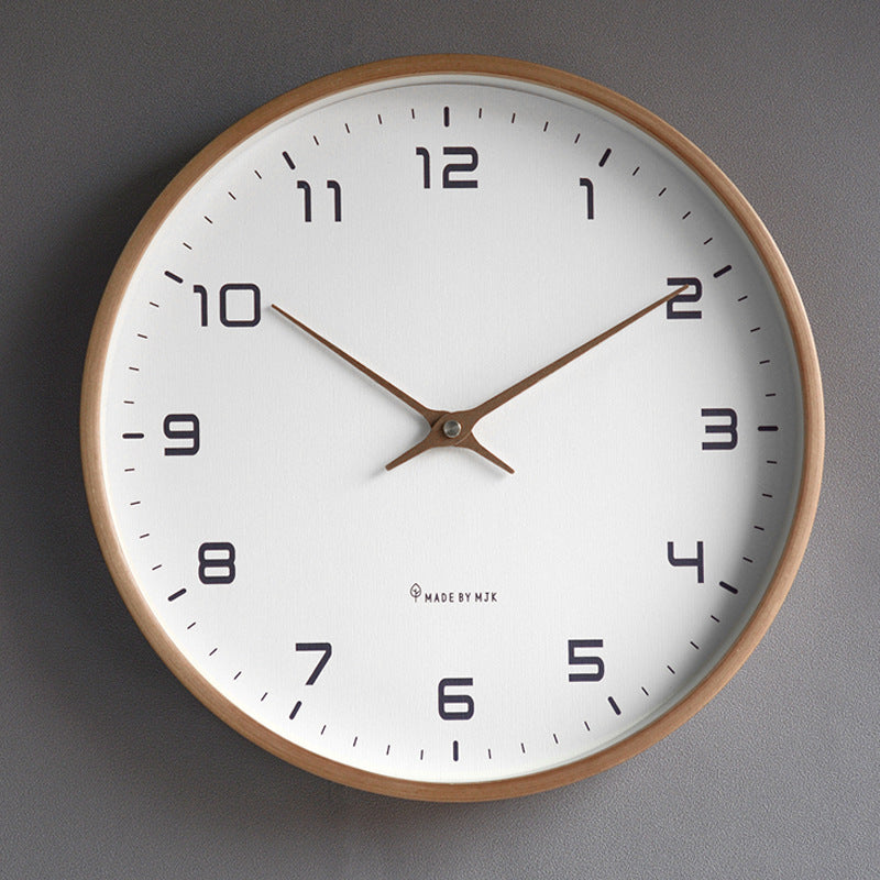 TimelessGlow | Wall Clock – Silent Quartz & Minimalist Design