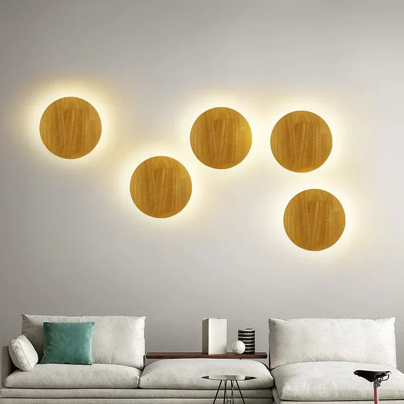 WoodGlow | LED Wall Light – Natural Design & Nordic Warmth
